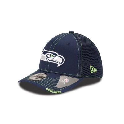 Sapca New Era Seattle Seahawks NFL Neo 39THIRTY Stretch Fit - Albastri